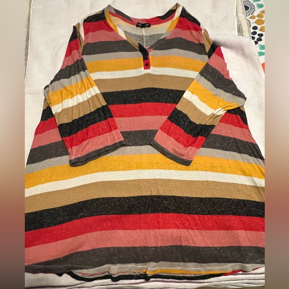 Lane Bryant Striped Tunic Top